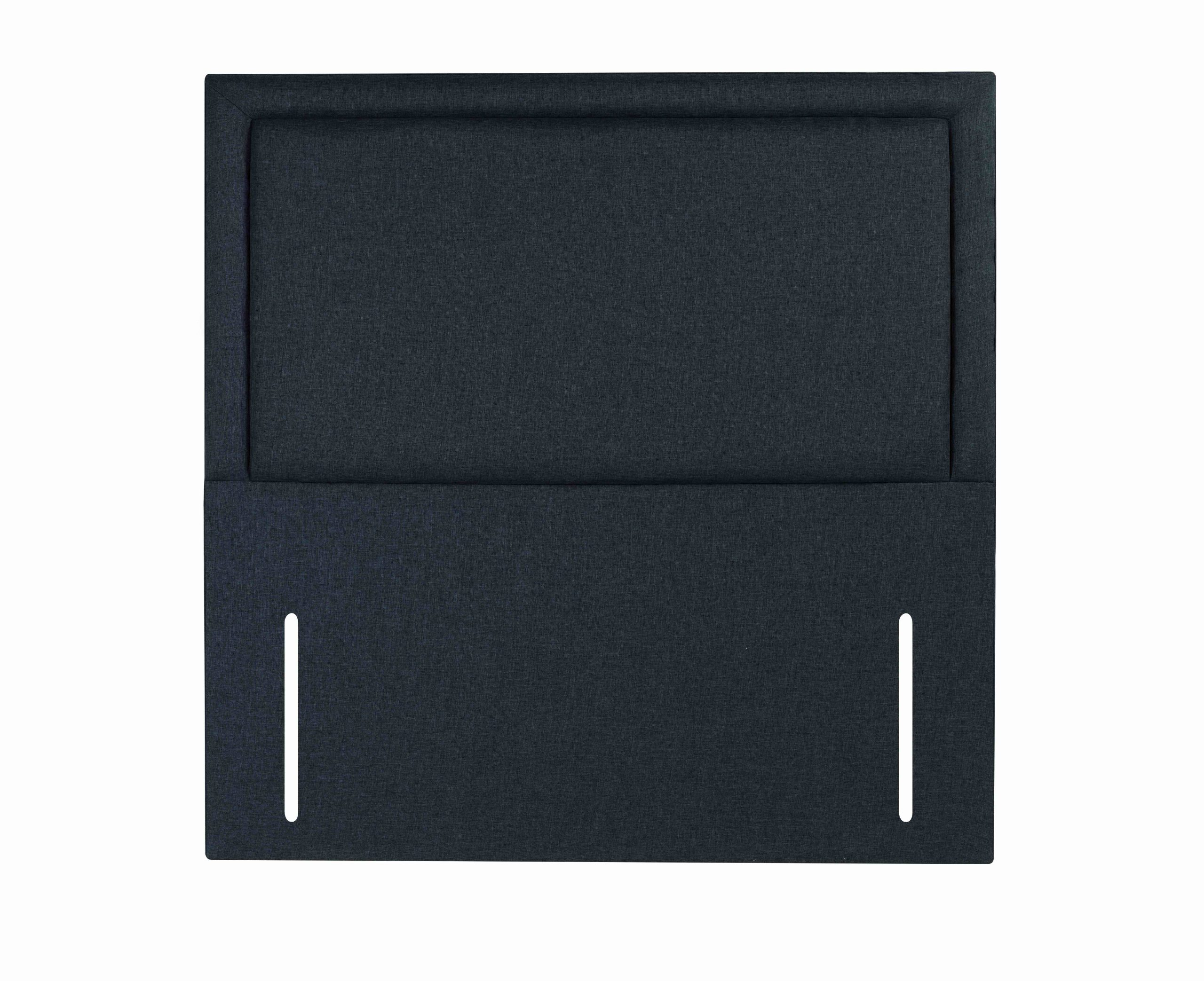 Black fabric headboard