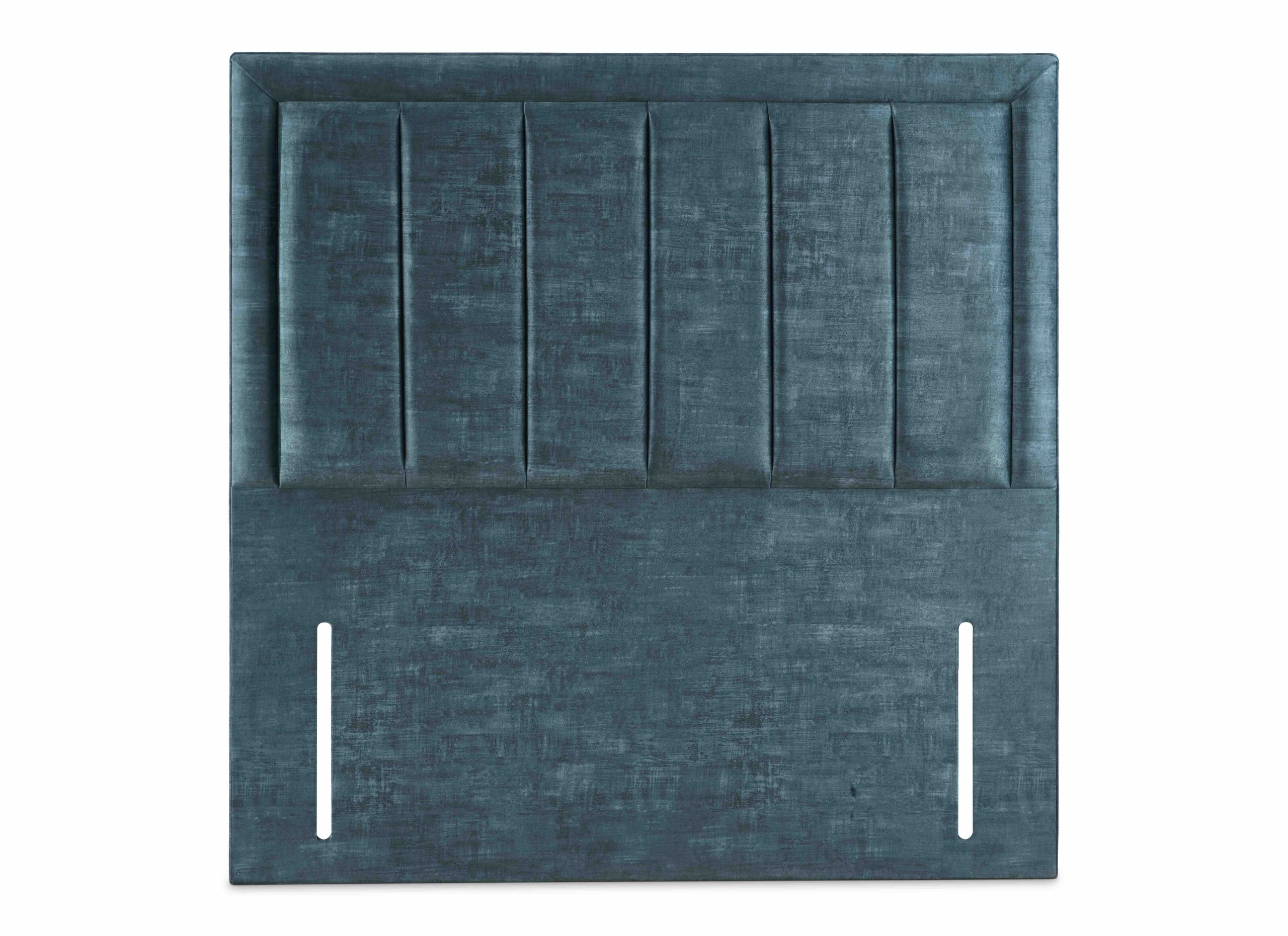 Dark teal headboard with panels